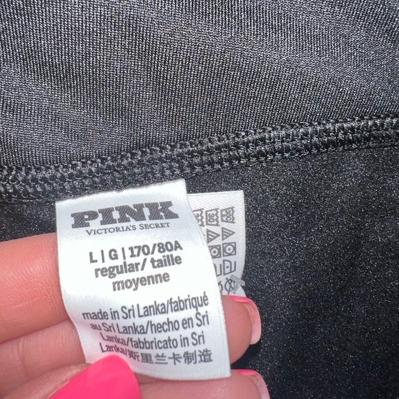 PINK Victoria's Secret Black Flare Pants NO offers - Picture 3 of 9